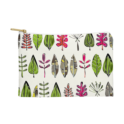 Sharon Turner Leaves And Feathers Pouch