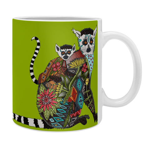 Sharon Turner Lemur Love Lime Coffee Mug