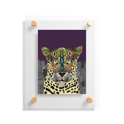 Sharon Turner Leopard Queen Floating Acrylic Print