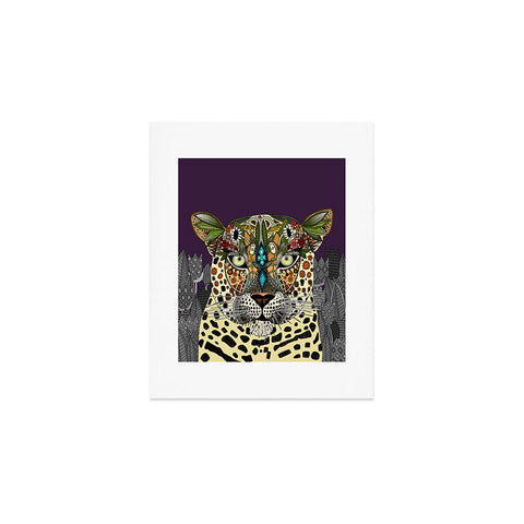 Sharon Turner Leopard Queen Art Print