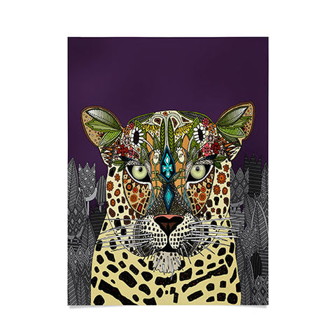 Sharon Turner Leopard Queen Poster