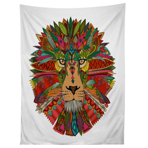 Sharon Turner lion Tapestry