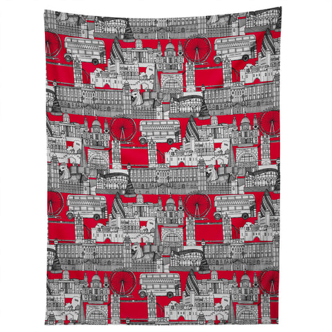 Sharon Turner London toile red Tapestry