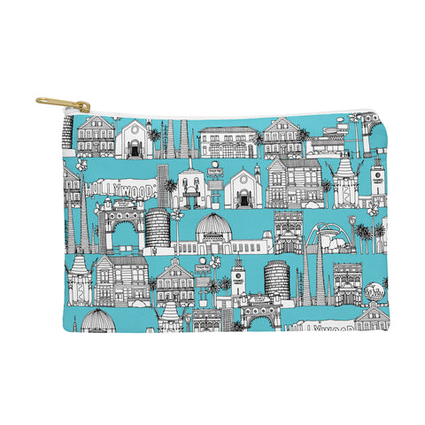 Sharon Turner Los Angeles Blue Pouch