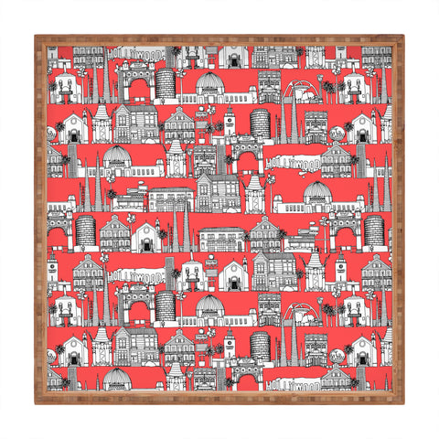 Sharon Turner Los Angeles Coral Square Tray