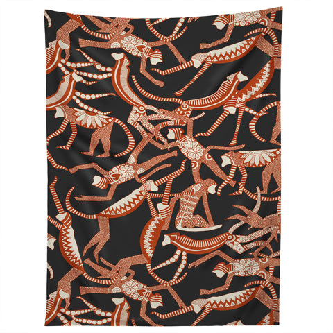 Sharon Turner monkey Tapestry