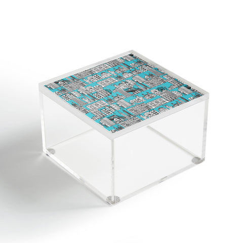 Sharon Turner New York Blue Acrylic Box