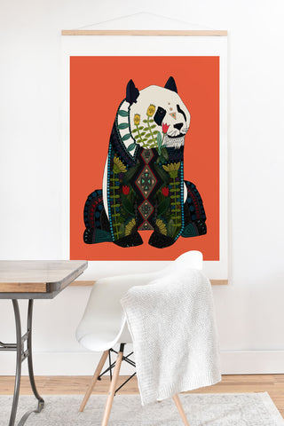 Sharon Turner panda Art Print And Hanger