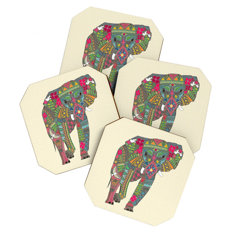 Sharon Turner Peace Elephant Coaster Set