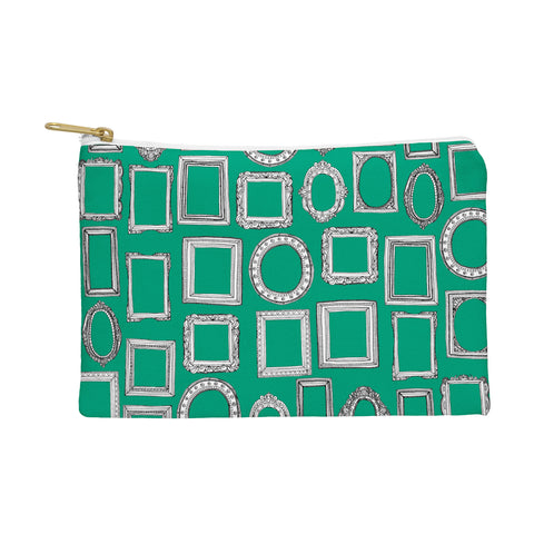 Sharon Turner picture frames green Pouch