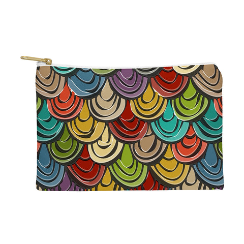 Sharon Turner scallop scales Pouch