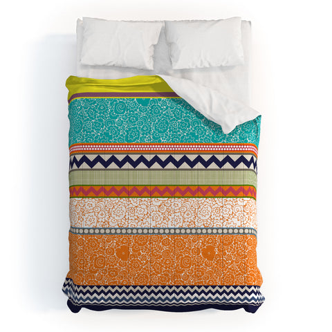 Sharon Turner Seaview Beauty Stripe Comforter