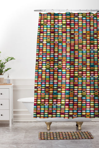 Sharon Turner Stack Shower Curtain And Mat