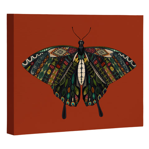 Sharon Turner swallowtail butterfly terracotta Art Canvas