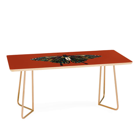 Sharon Turner swallowtail butterfly terracotta Coffee Table