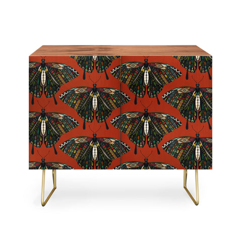 Sharon Turner swallowtail butterfly terracotta Credenza