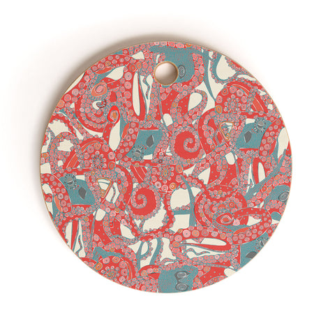 Sharon Turner tentacles Cutting Board Round