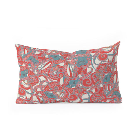 Sharon Turner tentacles Oblong Throw Pillow