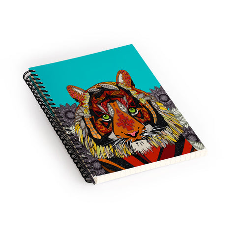 Sharon Turner Tiger Chief Spiral Notebook