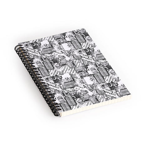 Sharon Turner Type Totty Spiral Notebook