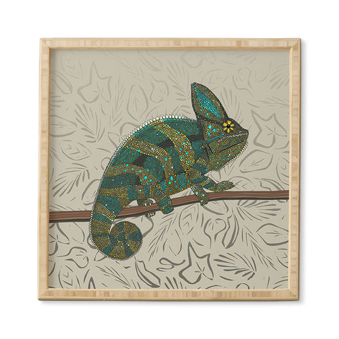 Sharon Turner veiled chameleon stone Framed Wall Art