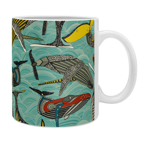 Sharon Turner whales and waves Coffee Mug