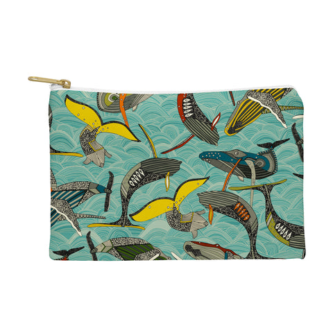 Sharon Turner whales and waves Pouch