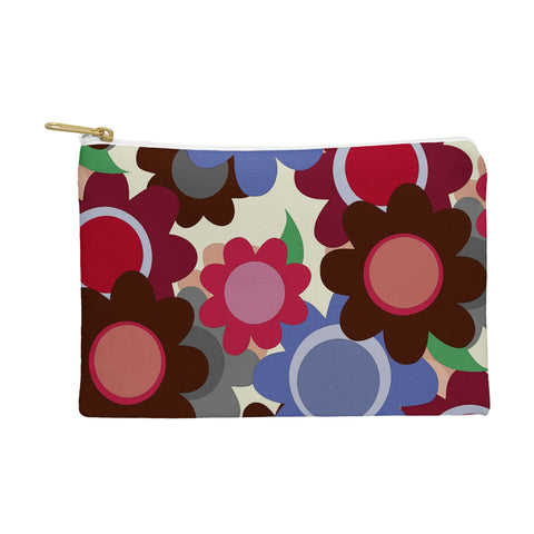 Sharon Turner Winter Flowers Pouch