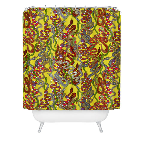 Sharon Turner Year Of The Snake Shower Curtain