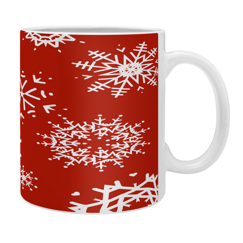 Sheila Wenzel-Ganny Big Snowflakes Coffee Mug