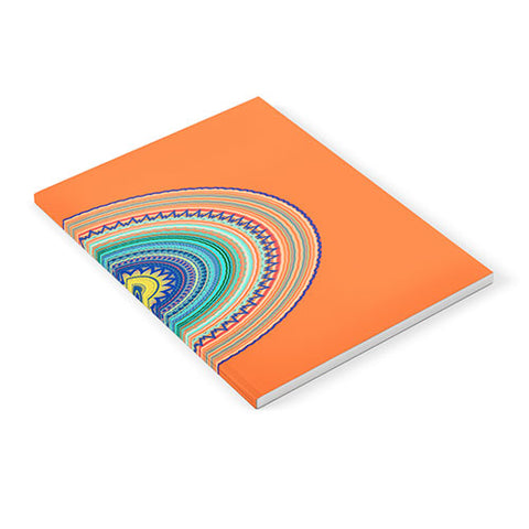 Sheila Wenzel-Ganny Bright Boho Orange Mandala Notebook