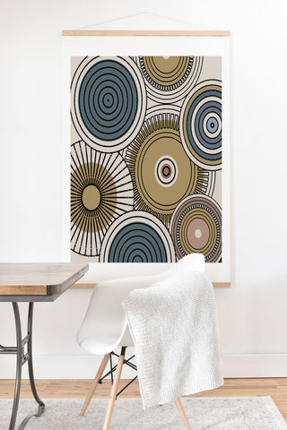 Sheila Wenzel-Ganny Bullseye Mandalas Art Print And Hanger