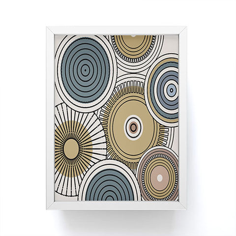 Sheila Wenzel-Ganny Bullseye Mandalas Framed Mini Art Print