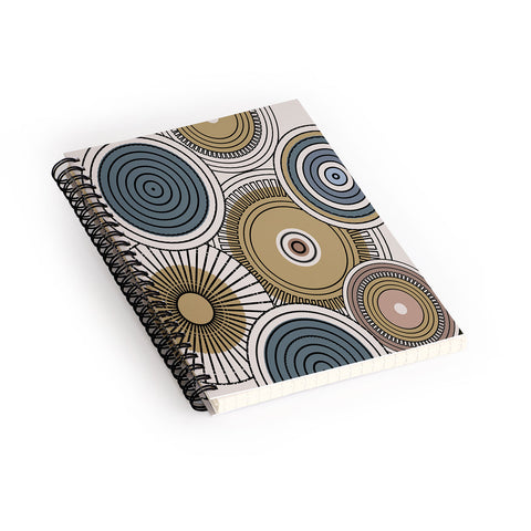 Sheila Wenzel-Ganny Bullseye Mandalas Spiral Notebook