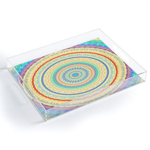 Sheila Wenzel-Ganny Colorful Fun Mandala Acrylic Tray