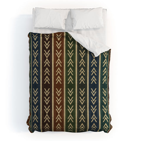 Sheila Wenzel-Ganny Colorful Tribal Mudcloth Comforter