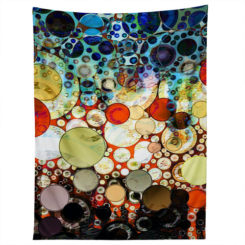 Sheila Wenzel-Ganny Contemporary Blue Bubble Tapestry