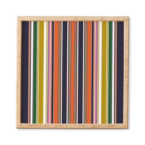 Sheila Wenzel-Ganny Contemporary Bold Stripes Framed Wall Art