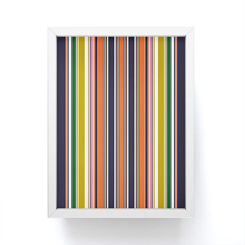 Sheila Wenzel-Ganny Contemporary Bold Stripes Framed Mini Art Print