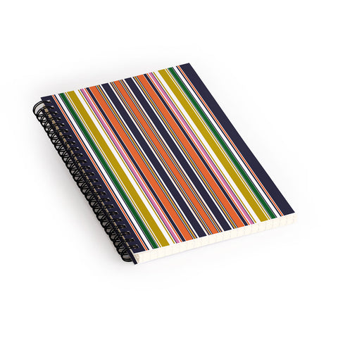 Sheila Wenzel-Ganny Contemporary Bold Stripes Spiral Notebook