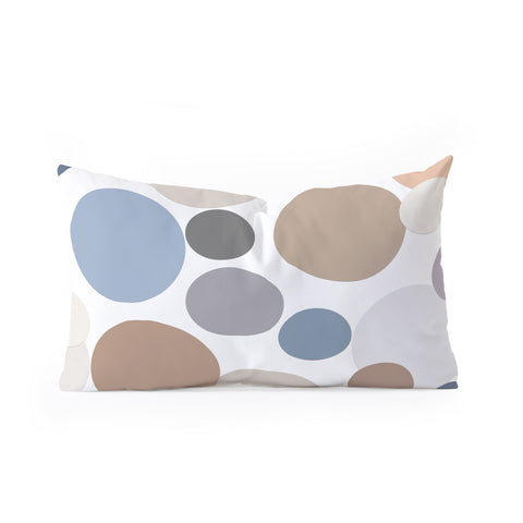 Sheila Wenzel-Ganny Cool Color Palette Oblong Throw Pillow