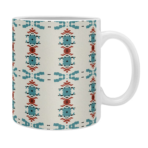 Sheila Wenzel-Ganny Cross Stitch Tribal Coffee Mug