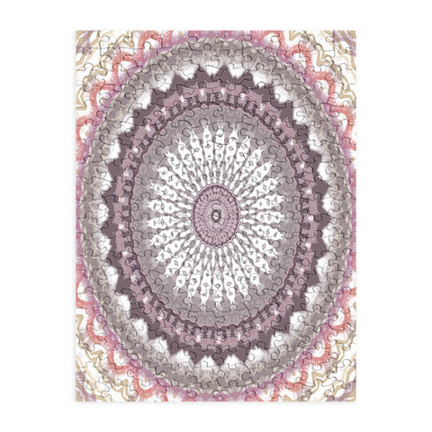 Sheila Wenzel-Ganny Delicate Pink Lavender Mandala Puzzle