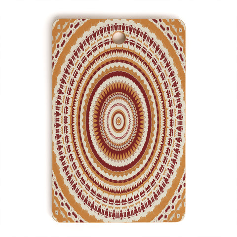 Sheila Wenzel-Ganny Desert Sun Mandala Cutting Board Rectangle