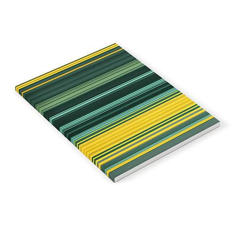 Sheila Wenzel-Ganny Emerald Gold Classic Stripes Notebook