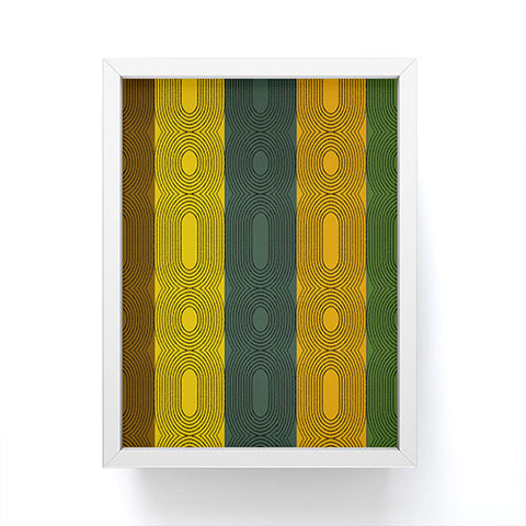 Sheila Wenzel-Ganny Fall Twist Abstract Framed Mini Art Print