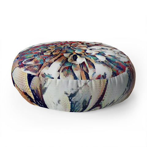 Sheila Wenzel-Ganny Japanese Inspired Lily Floor Pillow Round