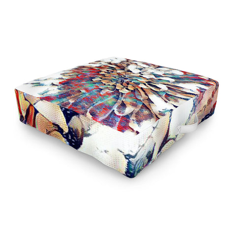 Sheila Wenzel-Ganny Japanese Inspired Lily Outdoor Floor Cushion