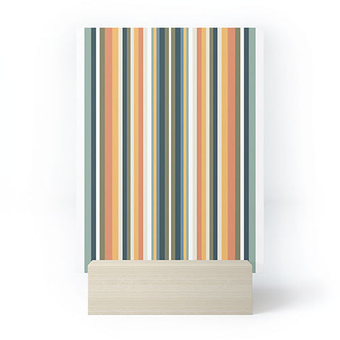 Sheila Wenzel-Ganny Mid Century Stripes Mini Art Print