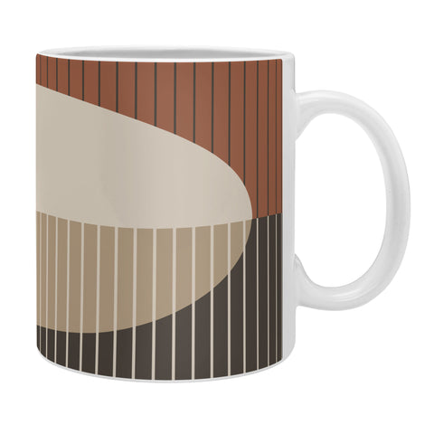 Sheila Wenzel-Ganny Minimal Neutral Line Geo Coffee Mug